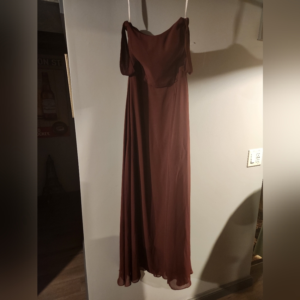 Eggplant colored Bridesmaid / Formal Dress by Jasmine